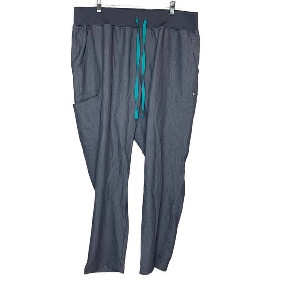 Figs Yola Skinny Scrub Pants in Graphite SZ XS NWT - Picture 2 of 9